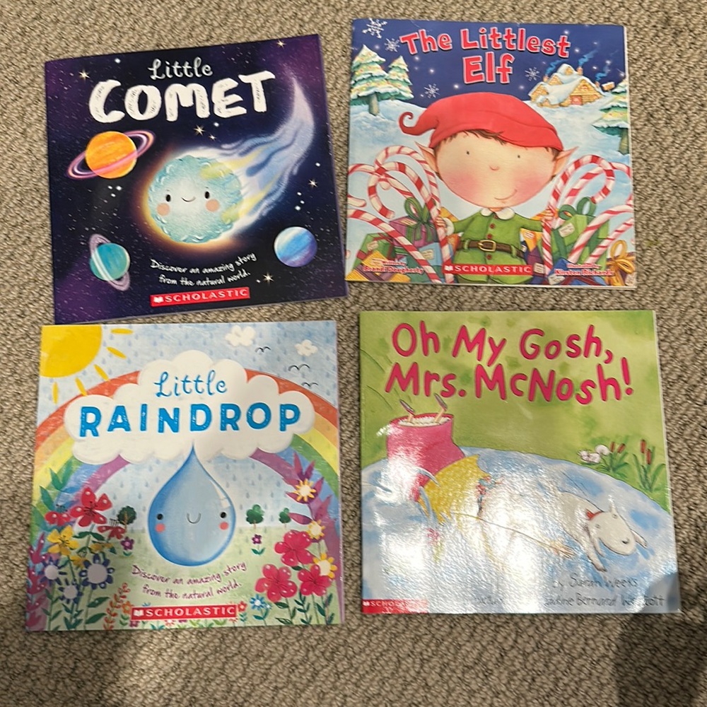 4 new scholastic books
